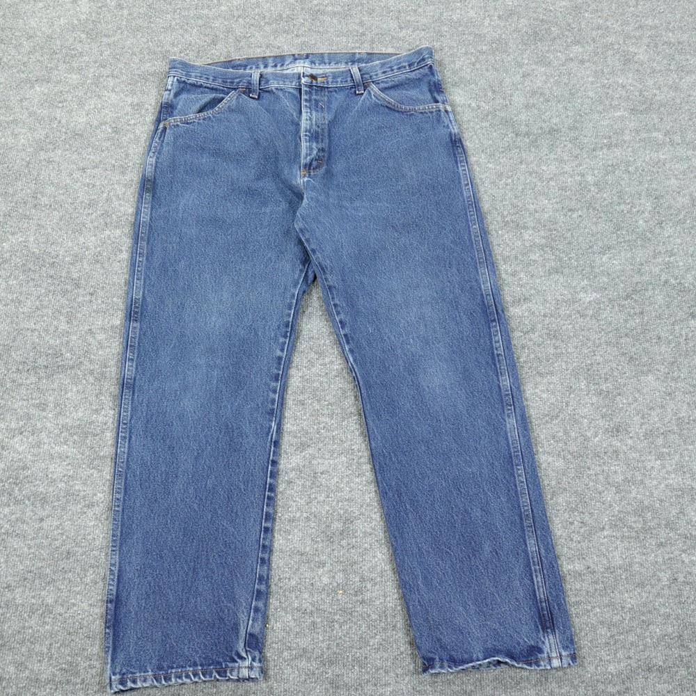 Rustler‎ Jeans Mens 38x30 Blue Straight Leg Regular Fit Medium Wash Denim